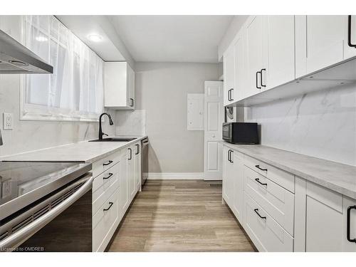 14 Fisher Crescent, Hamilton, ON - Indoor Photo Showing Kitchen With Upgraded Kitchen