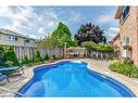 322 Leacock Avenue, Oakville, ON  - Outdoor With In Ground Pool With Deck Patio Veranda With Backyard 