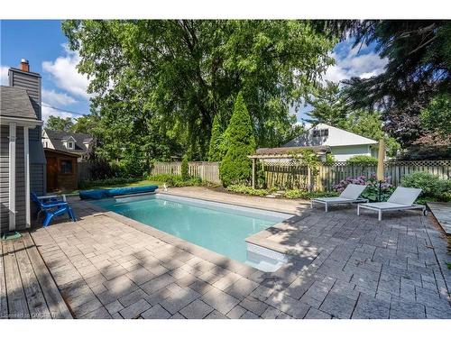 505 Patricia Drive, Oakville, ON - Outdoor With In Ground Pool With Backyard