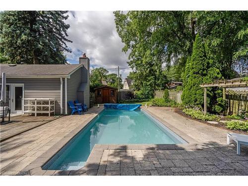 505 Patricia Drive, Oakville, ON - Outdoor With In Ground Pool