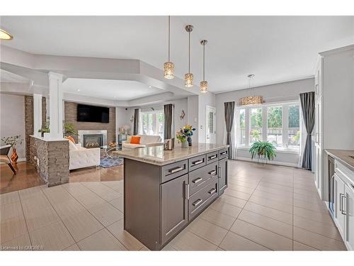 64 Onyx Court, Hamilton, ON - Indoor Photo Showing Other Room With Fireplace