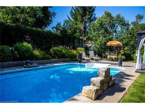 9 Hughes Court, Kawartha Lakes, ON - Outdoor With In Ground Pool With Backyard