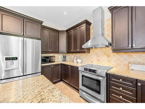 2148 Bingley Crescent, Oakville, ON - Indoor Photo Showing Kitchen With Stainless Steel Kitchen