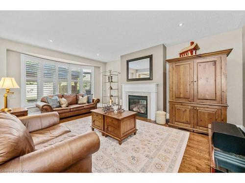 2148 Bingley Crescent, Oakville, ON - Indoor Photo Showing Living Room With Fireplace