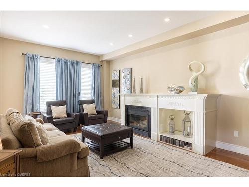 3301 Springflower Way, Oakville, ON - Indoor Photo Showing Living Room With Fireplace