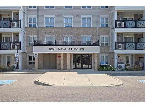 305-1005 Nadalin Heights, Milton, ON - Outdoor With Balcony With Facade