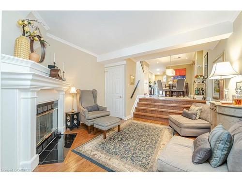 331 Robinson Street, Oakville, ON - Indoor Photo Showing Living Room With Fireplace