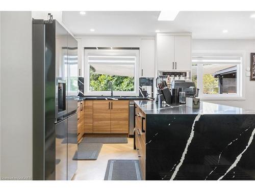 1302 Dunbar Road, Burlington, ON - Indoor Photo Showing Kitchen With Double Sink