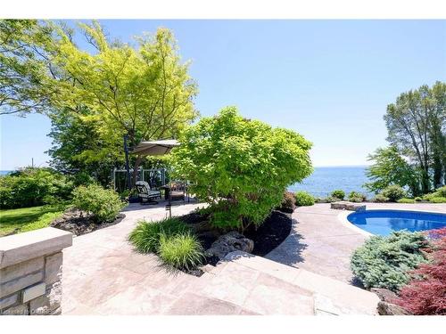 4038 Lakeshore Road, Burlington, ON - Outdoor With In Ground Pool