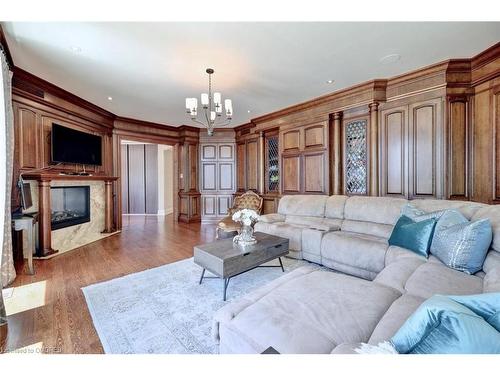 4038 Lakeshore Road, Burlington, ON - Indoor Photo Showing Living Room With Fireplace