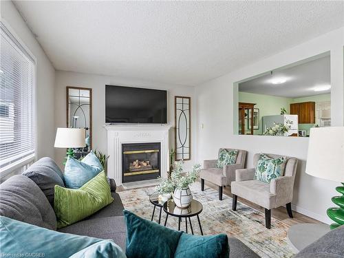 164G Henry Street, Brantford, ON - Indoor Photo Showing Living Room With Fireplace