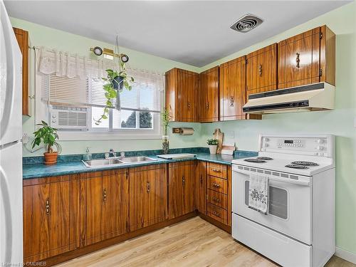 164G Henry Street, Brantford, ON - Indoor Photo Showing Kitchen With Double Sink