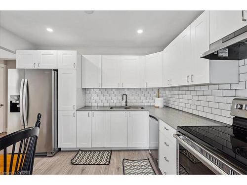 219 Rodgers Road, Hamilton, ON - Indoor Photo Showing Kitchen With Double Sink