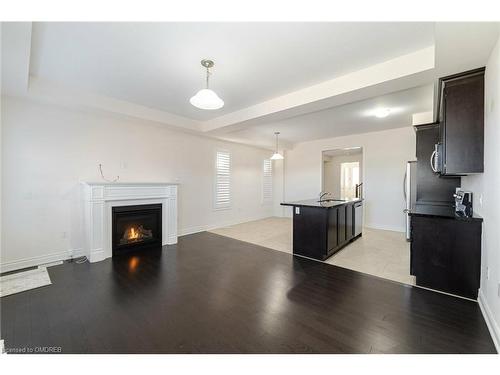 84 Heming Trail, Hamilton, ON - Indoor Photo Showing Living Room With Fireplace