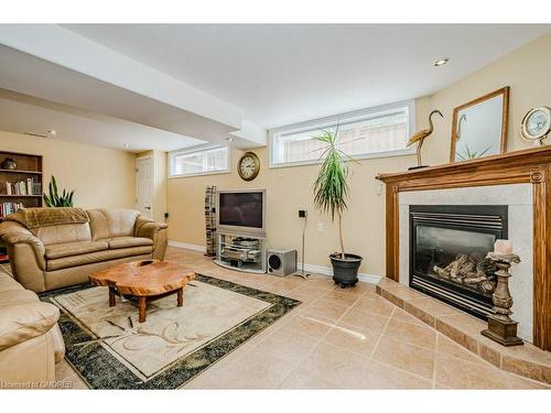 2299 Fassel Avenue, Burlington, ON - Indoor Photo Showing Living Room With Fireplace