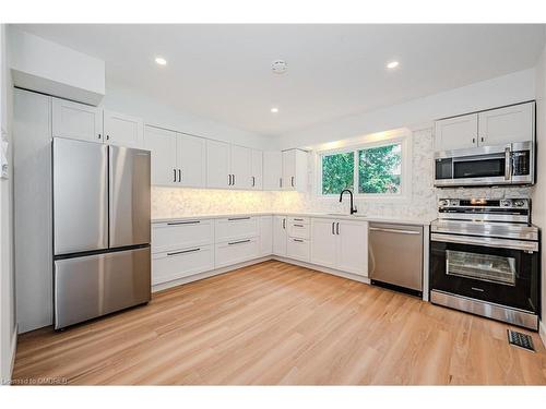 87 Lottridge Street, Hamilton, ON - Indoor Photo Showing Kitchen With Stainless Steel Kitchen With Upgraded Kitchen