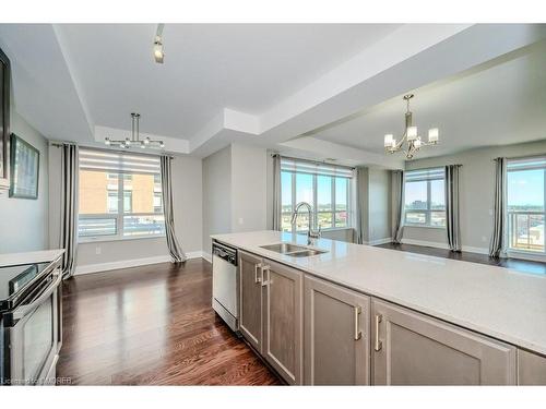 504-2470 Prince Michael Drive, Oakville, ON - Indoor Photo Showing Kitchen With Double Sink