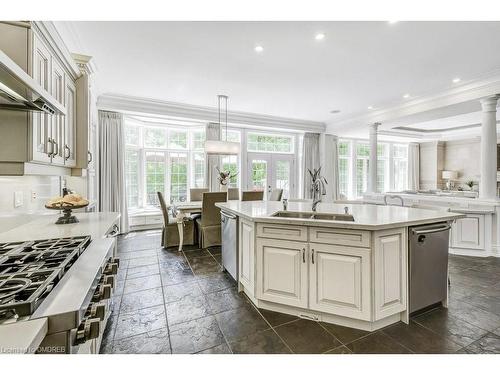 168 Diiorio Circle, Ancaster, ON - Indoor Photo Showing Kitchen With Double Sink With Upgraded Kitchen