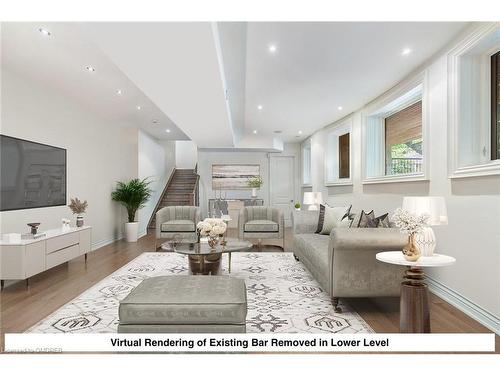 3064 St Clair Avenue, Burlington, ON - Indoor Photo Showing Living Room