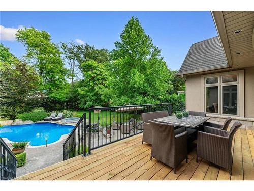 3064 St Clair Avenue, Burlington, ON - Outdoor With Deck Patio Veranda With Exterior