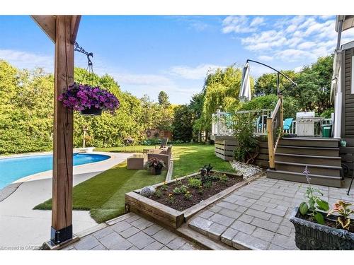 14 Lynnwood Avenue, Grimsby, ON - Outdoor With In Ground Pool With Deck Patio Veranda