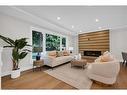 4058 Spruce Avenue, Burlington, ON  - Indoor Photo Showing Living Room With Fireplace 