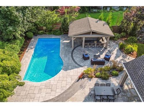 280 Balsam Drive, Oakville, ON - Outdoor With In Ground Pool With Deck Patio Veranda With Backyard