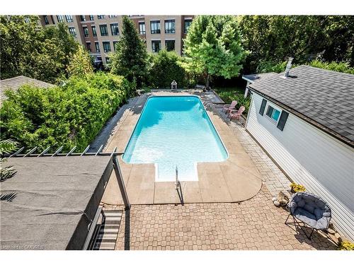 366 George Street, Milton, ON - Outdoor With In Ground Pool