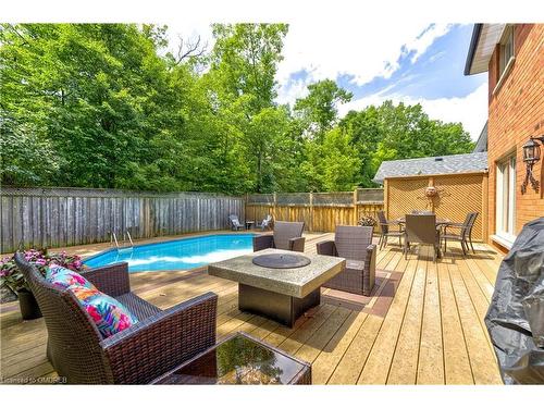 2116 Munn'S Avenue, Oakville, ON - Outdoor With Deck Patio Veranda With Backyard