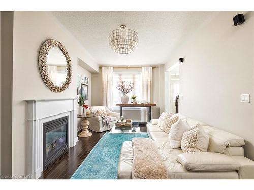 2037 Trawden Way, Oakville, ON - Indoor Photo Showing Living Room With Fireplace