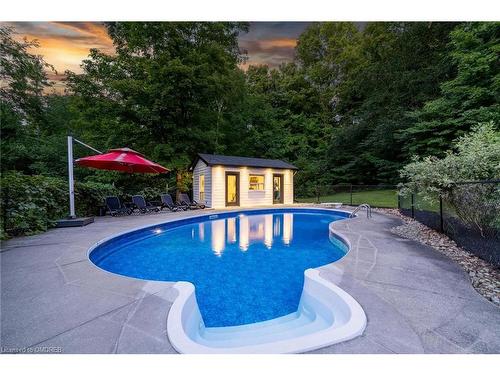 11753 Trafalgar Road, Halton Hills, ON - Outdoor With In Ground Pool With Backyard