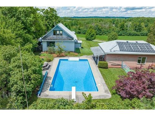 2022 Valens Road N, Hamilton, ON - Outdoor With In Ground Pool