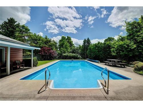 2022 Valens Road N, Hamilton, ON - Outdoor With In Ground Pool With Backyard