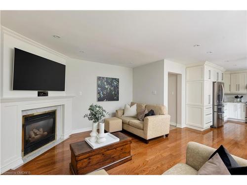 1038 Old Oak Drive, Oakville, ON - Indoor Photo Showing Living Room With Fireplace