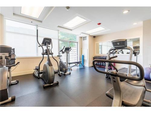 608-70 Port Street E, Mississauga, ON - Indoor Photo Showing Gym Room