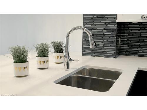 309-415 Locust Street, Burlington, ON - Indoor Photo Showing Kitchen With Double Sink