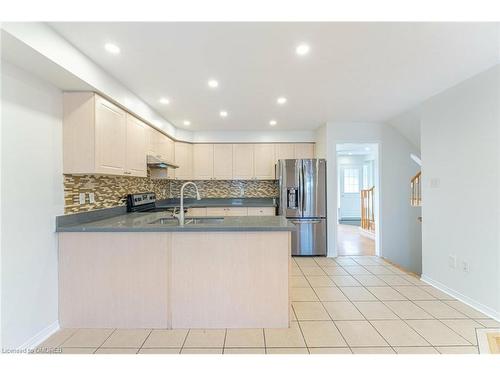 5953 Tenth Line W, Mississauga, ON - Indoor Photo Showing Kitchen With Stainless Steel Kitchen With Double Sink