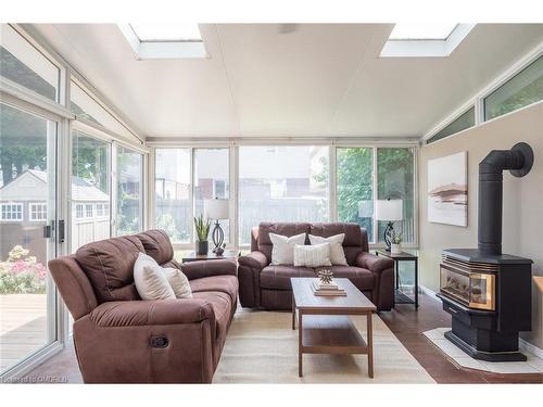 79 Ironstone Drive, Cambridge, ON - Indoor Photo Showing Living Room With Fireplace