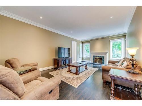 46 Ryland Terrace, Oakville, ON - Indoor Photo Showing Living Room With Fireplace