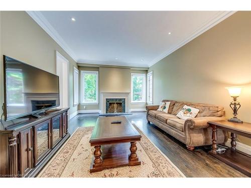 46 Ryland Terrace, Oakville, ON - Indoor Photo Showing Living Room With Fireplace