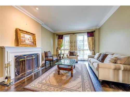 46 Ryland Terrace, Oakville, ON - Indoor Photo Showing Living Room With Fireplace