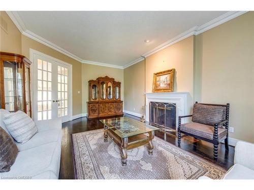 46 Ryland Terrace, Oakville, ON - Indoor Photo Showing Living Room With Fireplace