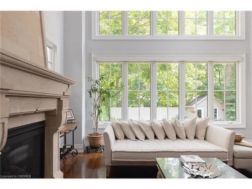 29 Howard Avenue, Oakville, ON - Indoor Photo Showing Living Room With Fireplace