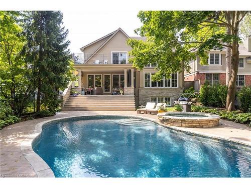 29 Howard Avenue, Oakville, ON - Outdoor With In Ground Pool With Deck Patio Veranda