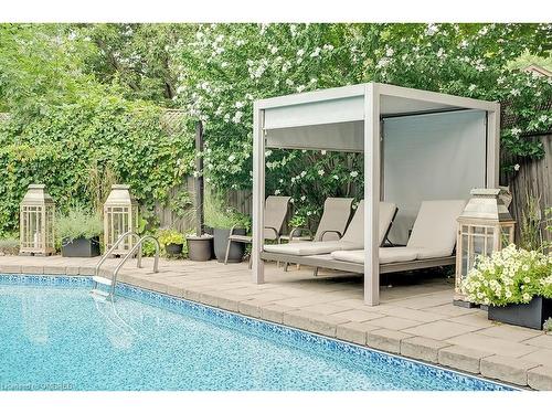 105 Osborne Crescent, Oakville, ON - Outdoor With In Ground Pool