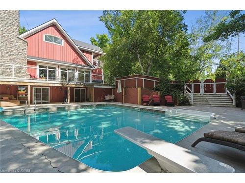 430 Murray Road, Penetanguishene, ON - Outdoor With In Ground Pool With Backyard