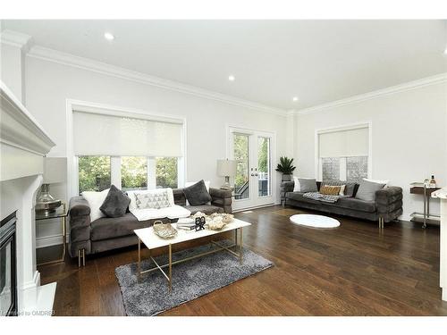 2331 Wuthering Heights Way, Oakville, ON - Indoor Photo Showing Living Room With Fireplace