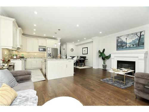 2331 Wuthering Heights Way, Oakville, ON - Indoor Photo Showing Living Room With Fireplace