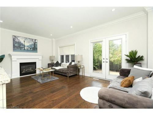 2331 Wuthering Heights Way, Oakville, ON - Indoor Photo Showing Living Room With Fireplace