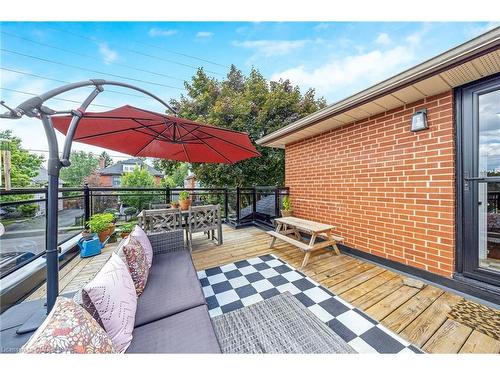 34 Elizabeth Street S, Brampton, ON - Outdoor With Deck Patio Veranda With Exterior